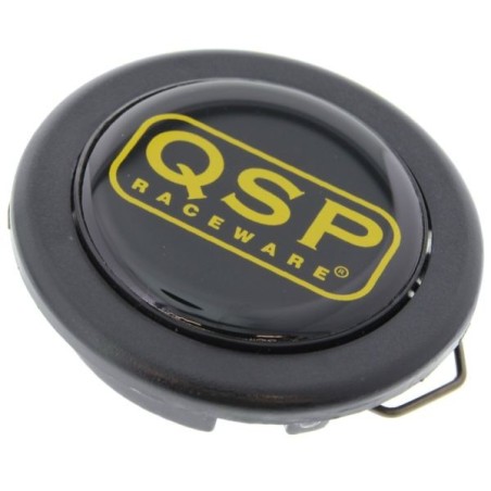 QSP Manillar 350mm/90mm profundidad (cuero) - Negro