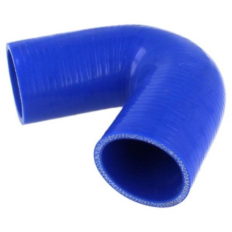 QSP Manguera de silicona - curva 135° - 48 mm - Azul - QHE135