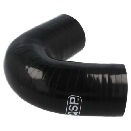 QSP Manguera de silicona - curva 135° - 51 mm - Negro - QHE135