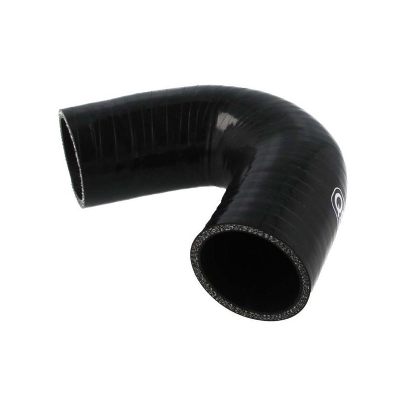 QSP Manguera de silicona - curva 135° - 51 mm - Negro - QHE135