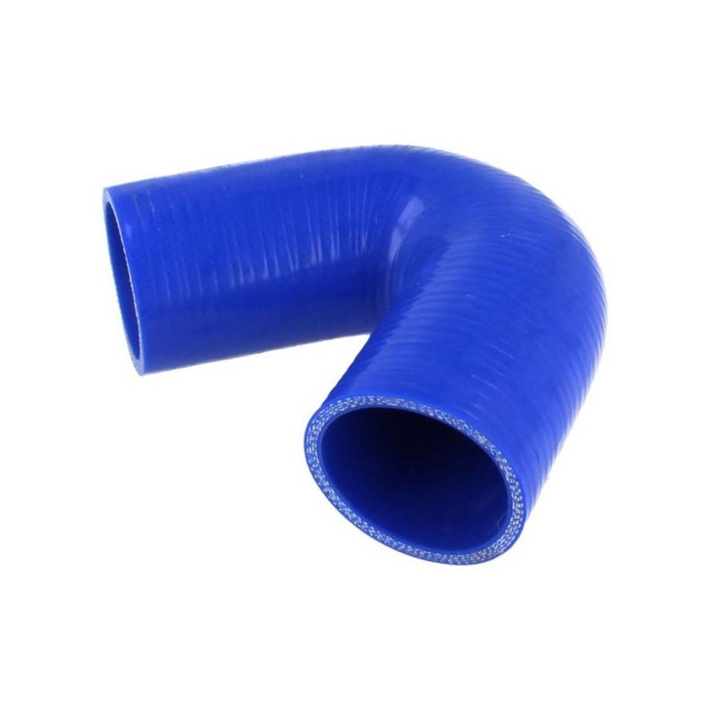 QSP Manguera de silicona - curva 135° - 51 mm - Azul - QHE135