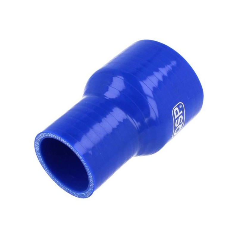 QSP Adaptador de manguera de silicona - 45-38 mm - Azul - QHCR