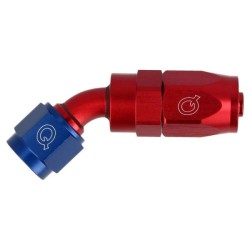 QSP Adaptador de manguera ligero 45° AN4 - Azul, Rojo - QG136