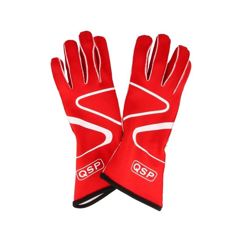 QSP Guantes Race 400 - M - Rojo - QSGL400-RED