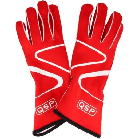 QSP Guantes Race 400 - M - Rojo - QSGL400-RED