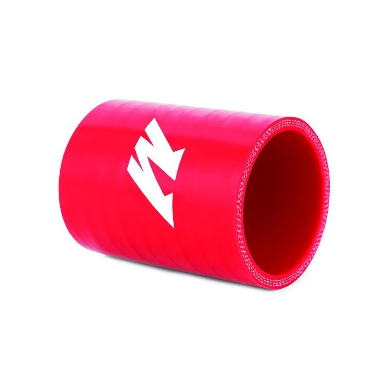 Mishimoto Racor de silicona recto Ø76mm/3,0" - Rojo - MMCP
