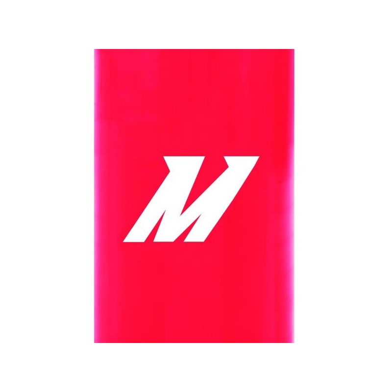 Mishimoto Racor de silicona recto Ø76mm/3,0" - Rojo - MMCP