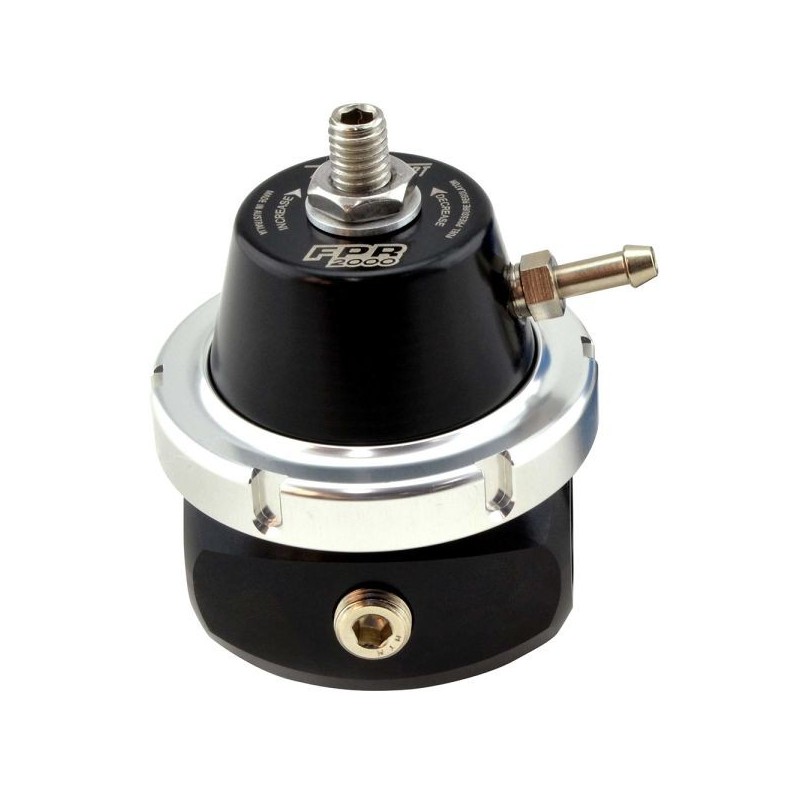 Turbosmart Regulador de presión de combustible - 8 AN Negro (universal) - TS-0401