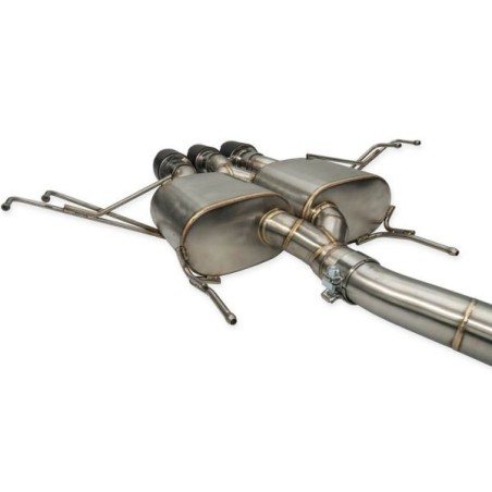SRS Sistema de escape catback R60 puntas de carbono - CBS-CVFK8-R60