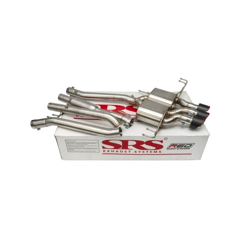 SRS Sistema de escape catback R60 puntas de carbono - CBS-CVFK8-R60