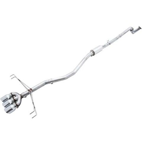 AWE Tuning Sistema de escape catback Track Edition con tubo delantero y extremos cromados/plateados - 3020