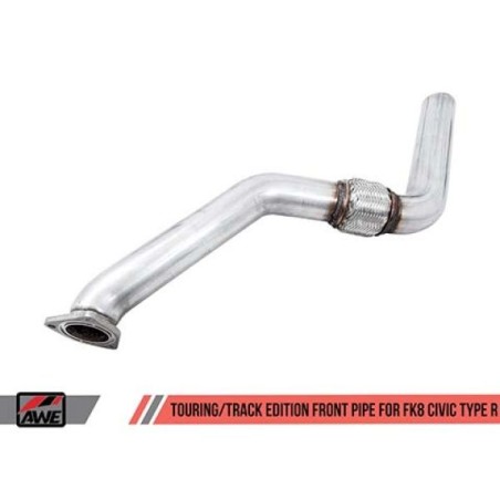 AWE Tuning Sistema de escape catback Track Edition con tubo delantero y extremos cromados/plateados - 3020