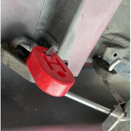 SRS Goma de suspensión de escape - rojo - MH-S
