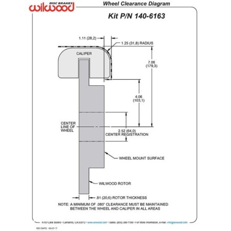 Wilwood Kit de freno grande delantero - pinzas rojas 4p y discos de 310 mm perforados + ranurados - 140-6163