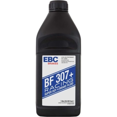 EBC Kit de freno grande Apollo delantero - Pinzas negras de 4 pistones y discos de freno ranurados - EBC-BBK002BLK