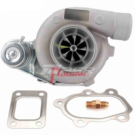 Pulsar Turbo Systems 2871 475HP GEN1 Turbo de doble rodamiento de bolas - T51R Mod - T25 .86 5 Bolt - Stamping 11.6psi