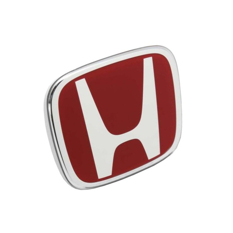 Honda Emblema H trasero - Rojo, base negra - 75701-SNW