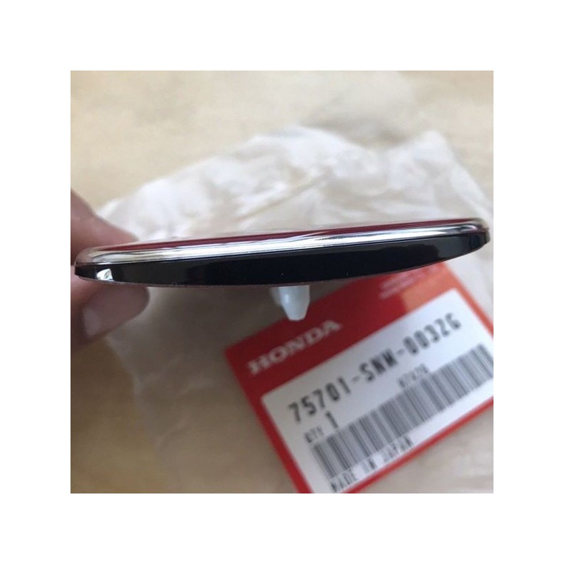 Honda Emblema H trasero - Rojo, base negra - 75701-SNW