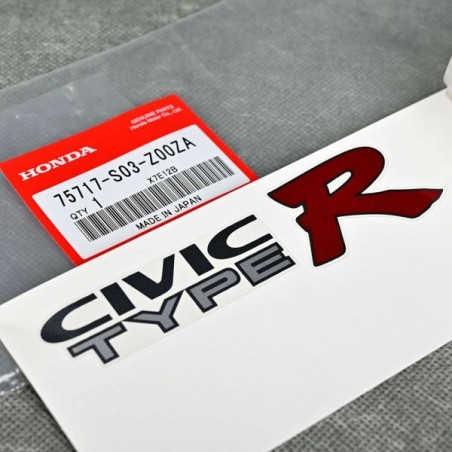Honda Adhesivo, parte trasera (Tipo R) - 75717-S03