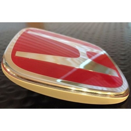 Honda Emblema H trasero - Rojo, base blanca - 75701-SNW