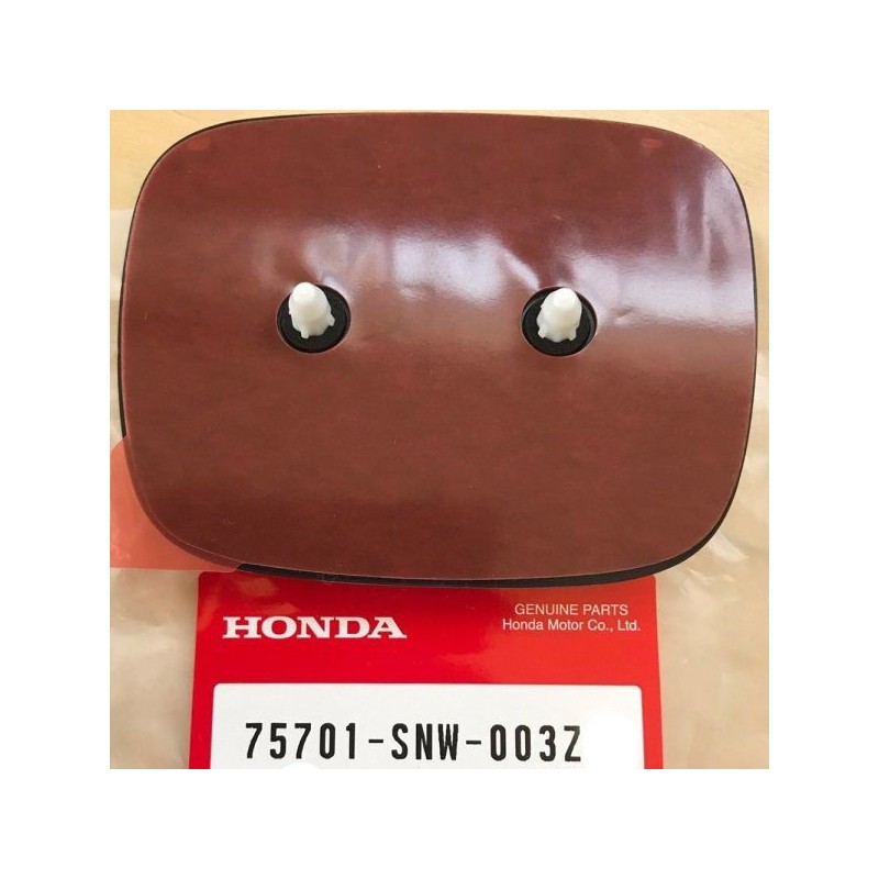 Honda Emblema H trasero - Rojo, base blanca - 75701-SNW