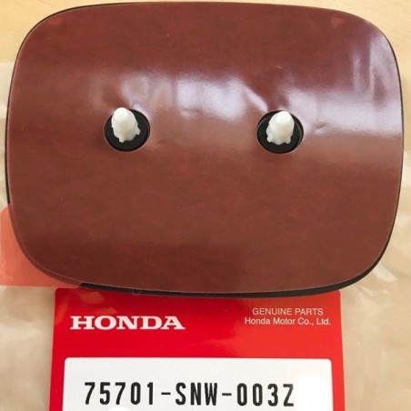 Honda Emblema H trasero - Rojo, base blanca - 75701-SNW