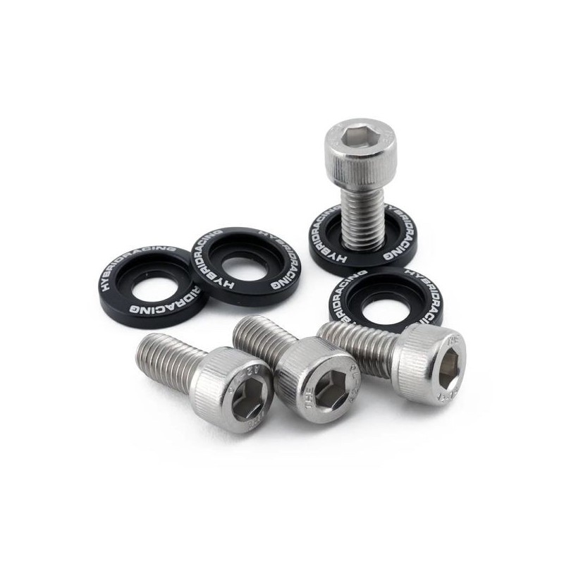 Hybrid Racing Kit de tornillería para accesorios m8x1,25 - negro - HYB-DWH-00