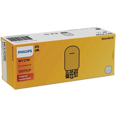Philips Bombillas Vision WY21W T20 12V/21W - Naranja