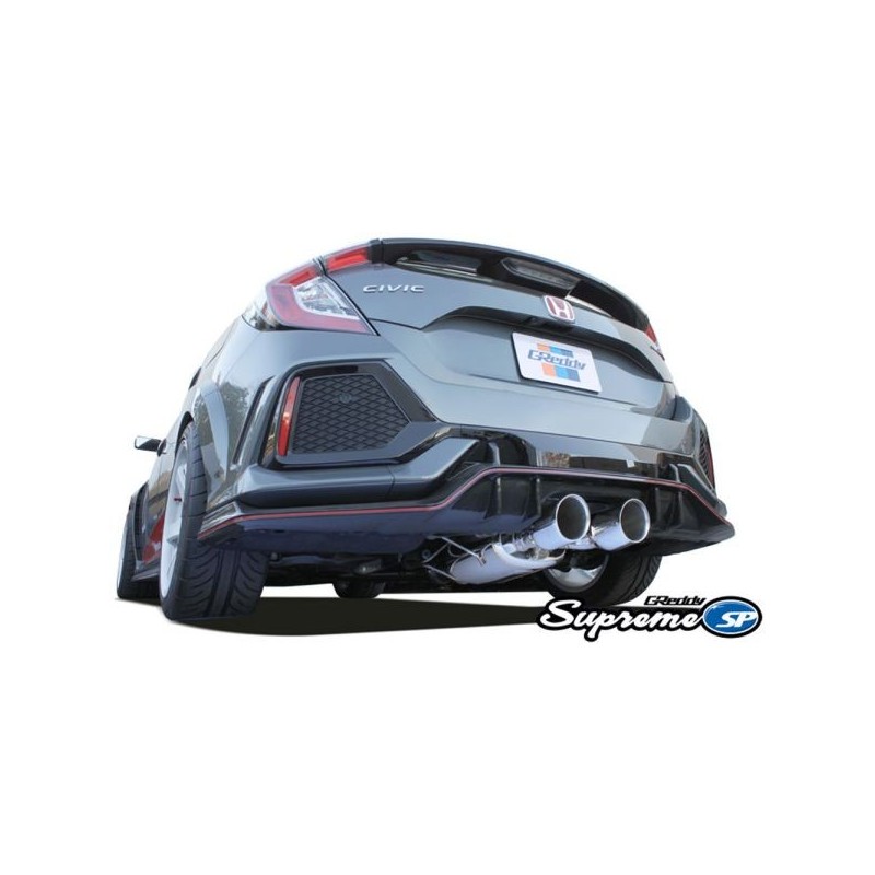 Greddy Sistema de escape catback acero inoxidable Supreme SP