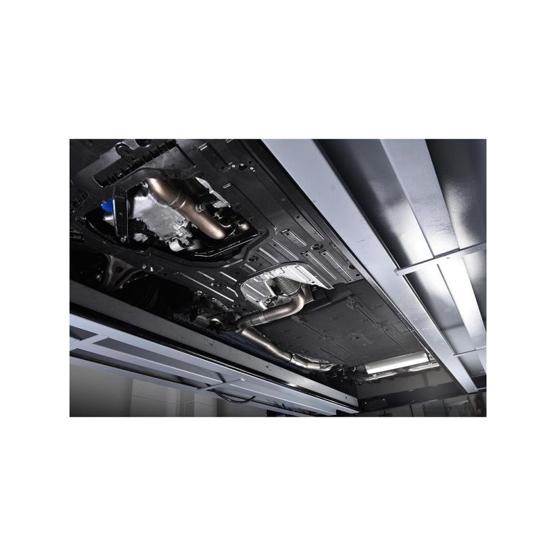 Milltek Sport Sistema de escape catback 3'' E-Keur Cerakote negro embellecedores