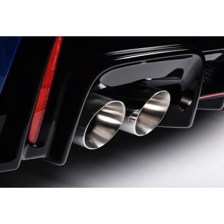 Milltek Sport Sistema de escape catback 3'' E-Keur Cerakote negro embellecedores