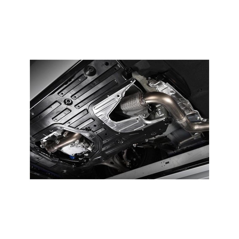 Milltek Sport Sistema de escape catback 3 Embellecedores de titanio Race Brushed