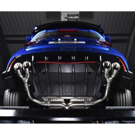 Milltek Sport Sistema de escape catback 3 Embellecedores de titanio Race Brushed