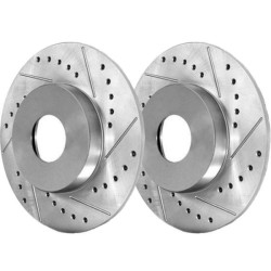 C-Tek Discos de freno traseros (260mm / 5x114.3) - 227, Taladrados + Ranurados