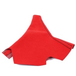 Hybrid Racing Cubierta del cambio alcantara - rojo/negro - HYB-SBA-01