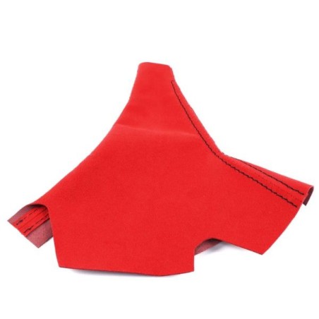 Hybrid Racing Cubierta del cambio alcantara - rojo/negro - HYB-SBA-01