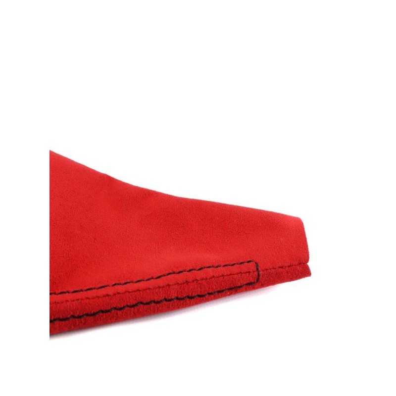 Hybrid Racing Cubierta del cambio alcantara - rojo/negro - HYB-SBA-01