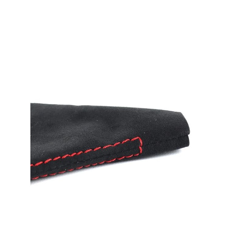Hybrid Racing Tapa del cambio en alcántara - negro/rojo - HYB-SBA-01