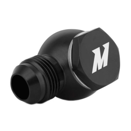 Mishimoto Racor banjo con perno M20x1,5-10AN negro - MMBB