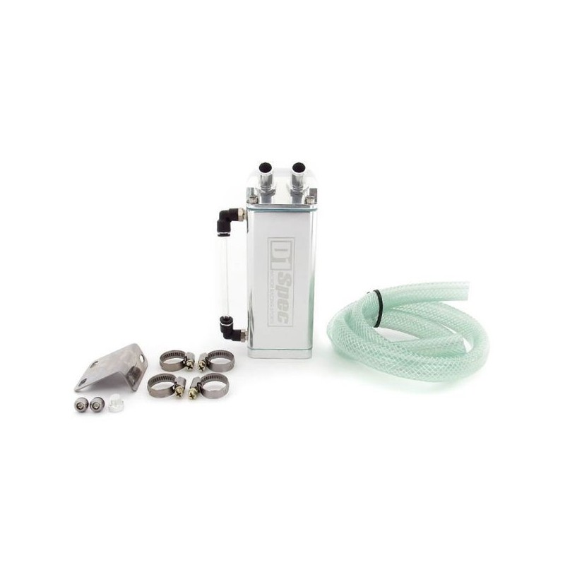D1 Spec Depósito rectangular de recogida de aceite 600cc 15mm - Plata - D1S