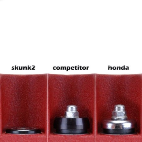 Skunk2 Anillos de tapa de válvula - Negro - SK2-649-05