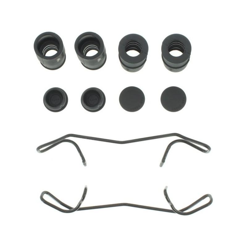 Centric Parts Kit de montaje de pastillas de freno traseras