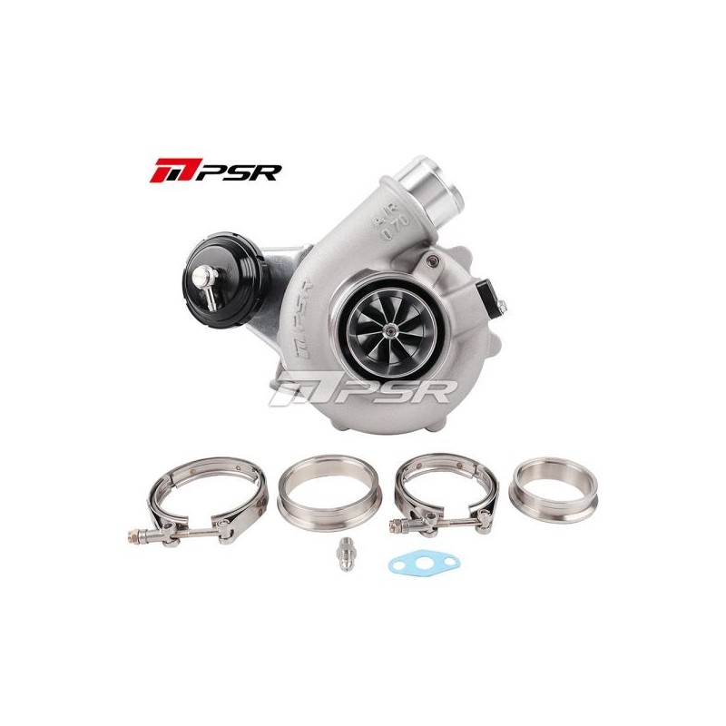 Pulsar Turbo Systems 4849A 550HP PTG Style Compressor Dual Ball Bearing Turbo -- Standard - .49 Dual V-Band IWG