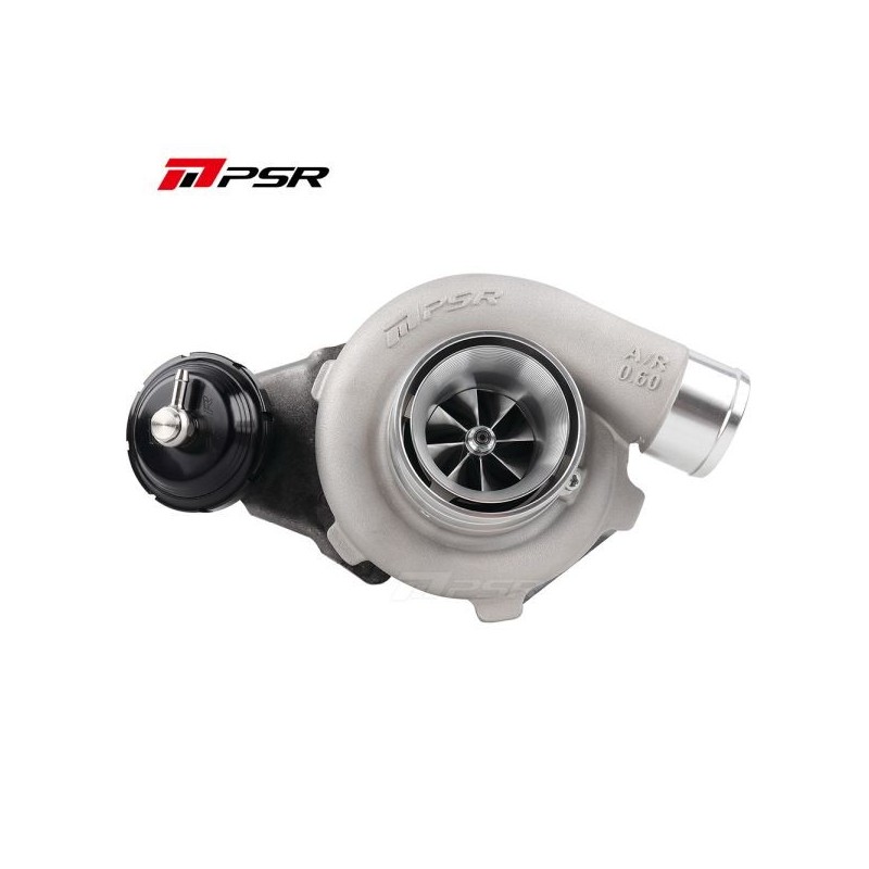 Pulsar Turbo Systems 2860 475HP GEN2 Turbo Doble Rodamiento de Bolas - Estándar - .72 Doble Banda en V - Billet 7.4psi