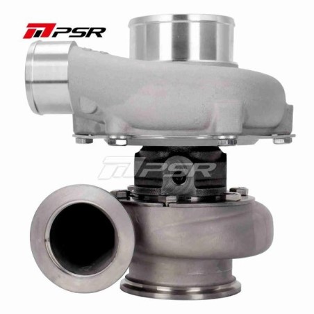 Pulsar Turbo Systems 2860 475HP GEN2 Turbo Doble Rodamiento de Bolas - Estándar - .72 Doble Banda en V - Billet 7.4psi