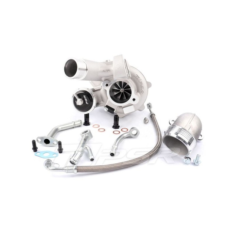 Pulsar Turbo Systems 5449G 600CV turbocompresor de doble rodamiento de bolas dropin 14–21 Volkswagen/Audi 2.0 con actuado