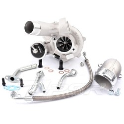 Pulsar Turbo Systems 5455G 600CV turbocompresor de doble rodamiento de bolas dropin 14–21 Volkswagen/Audi 2.0 con actuado