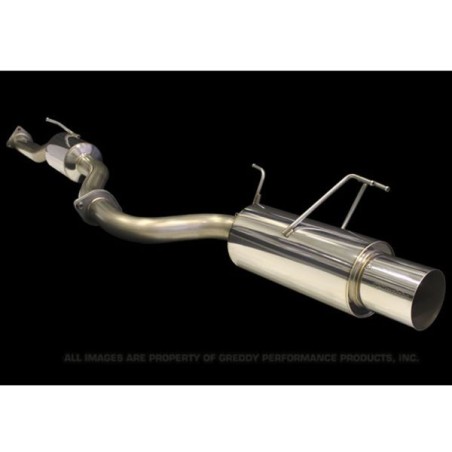 Greddy Sistema de escape catback Revolution RS de acero inoxidable