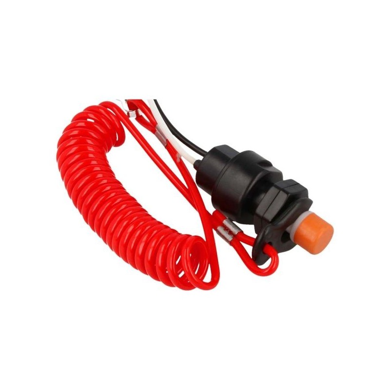 QSP Cable de seguridad del interruptor de corte de emergencia 12V - Rojo