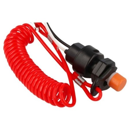 QSP Cable de seguridad del interruptor de corte de emergencia 12V - Rojo